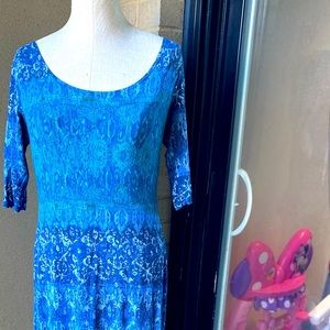 Cynthia Rowley Ikat Maxi dress